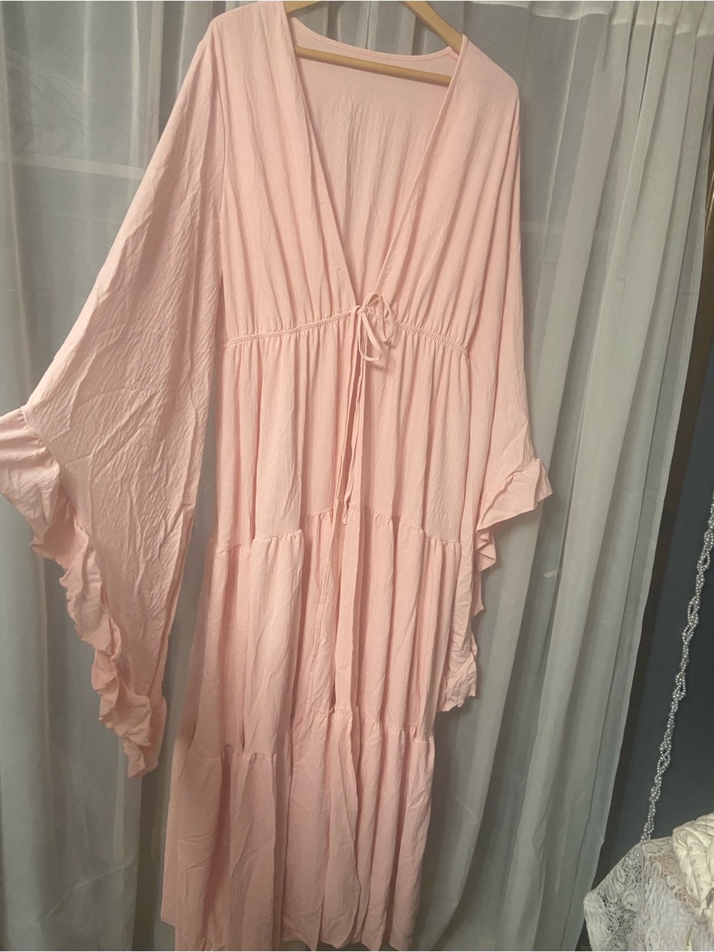 Maxi belle sleeve duster